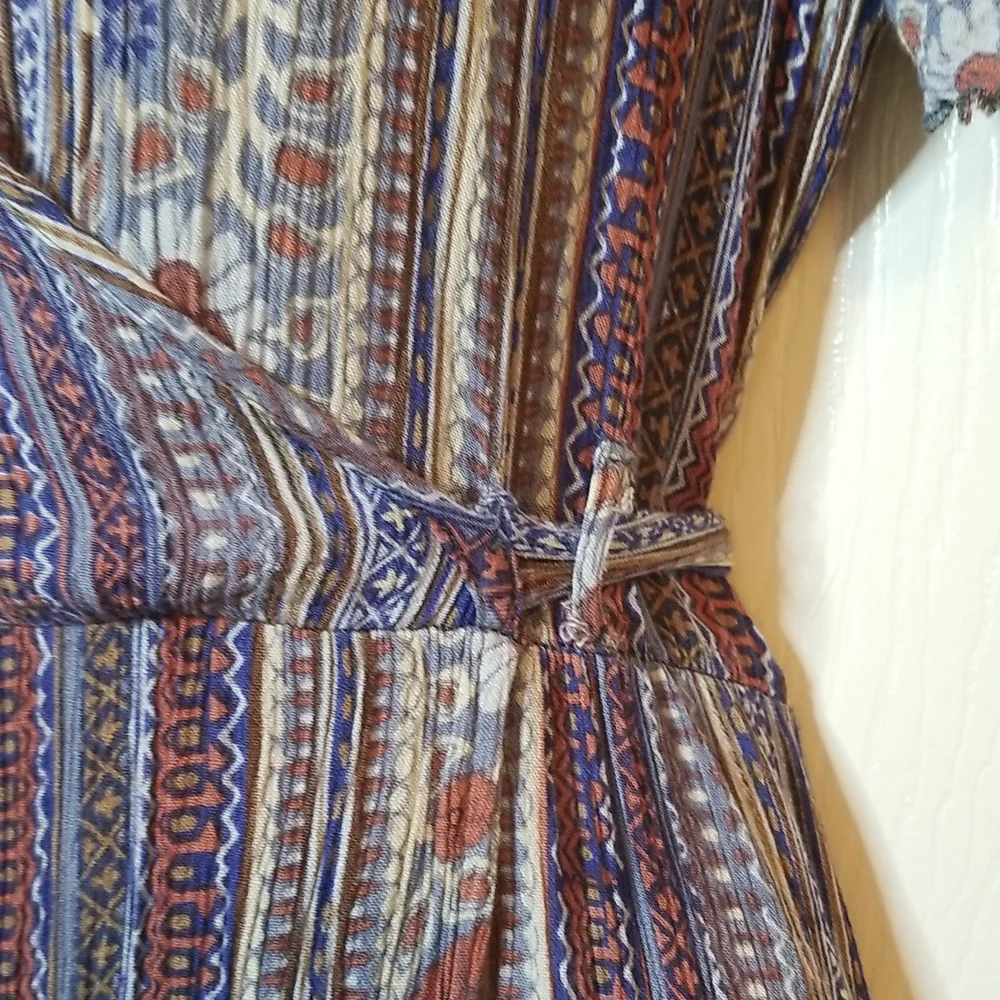 Patrons Of Peace Boho Wrap Maxi Dress - Picture 5 of 16